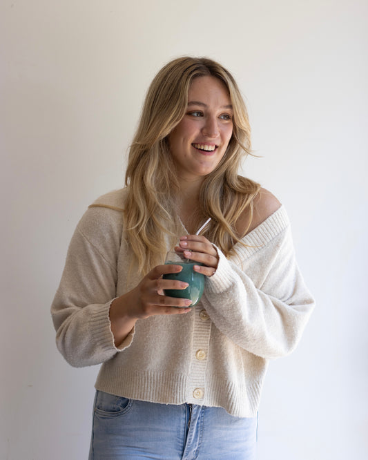 Spirulina Mango Latte