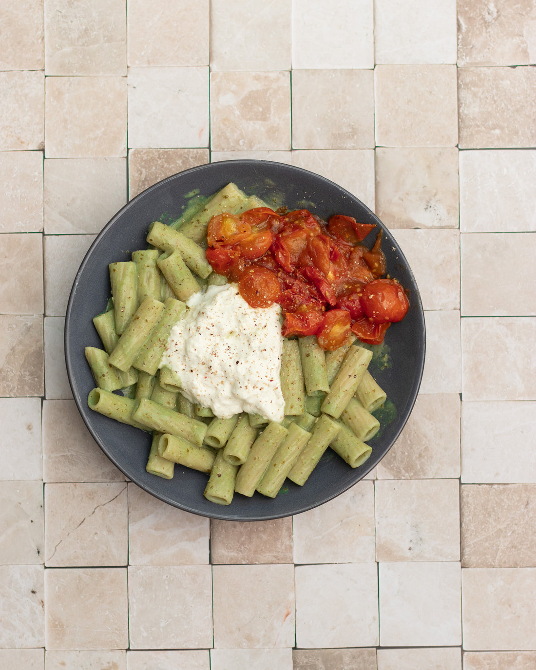 Pasta Pesto Spirulina