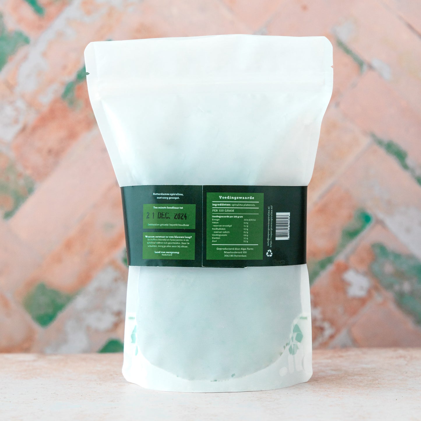 Vers ingevroren spirulina CLASSIC (ophalen/pick up)